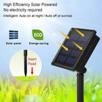 guirlande lumineuse solaire extérieure 50 led papillons féeriques multicolores modes éclairage