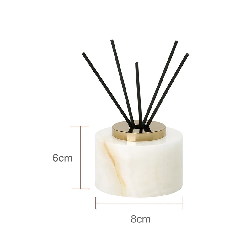 ensemble accessoires salle bain marbre blanc onyx distributeur savon plateau pot brosse dents