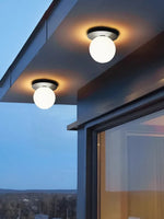 lampe moderne sphérique noir doré minimaliste éclairage intérieur chambre salon