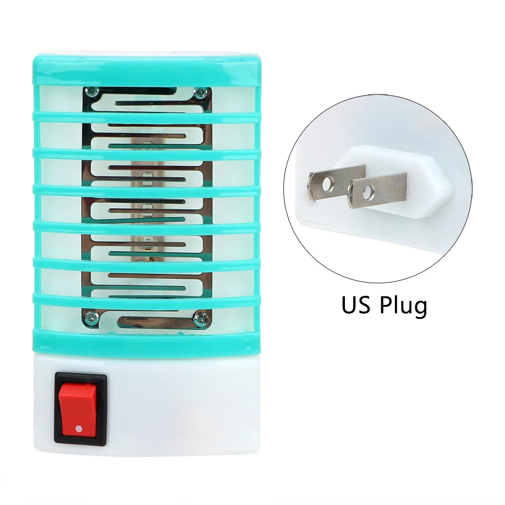 piège insectes lampe anti moustiques moderne rose vert transparent prise eu led