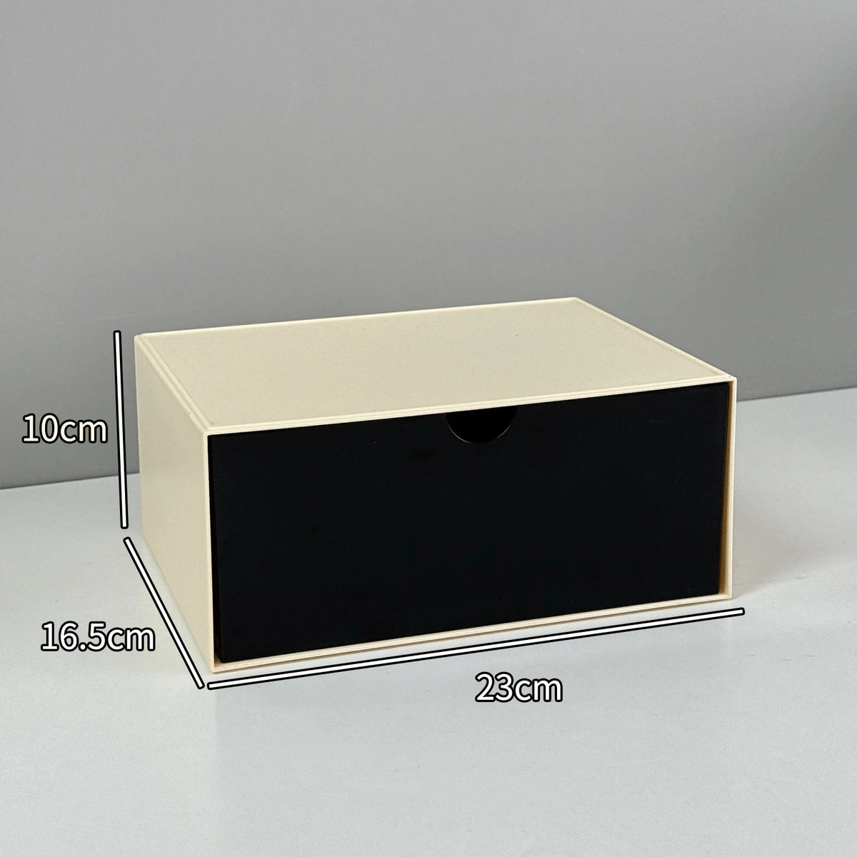 boîte rangement blanc noir tiroirs minimaliste moderne organisateur cosmétique multipurpose respectueux environnement