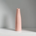 vase céramique moderne vert clair blanc bleu clair uni opacité table decoration