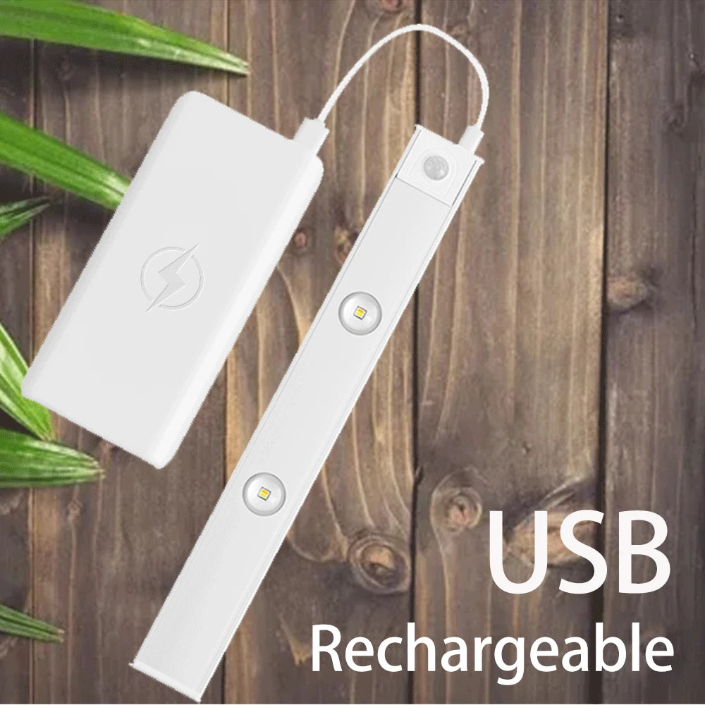 éclairage led blanc moderne rechargeable clips capteur mouvement stepless dimming 20cm 30cm 40cm 50cm
