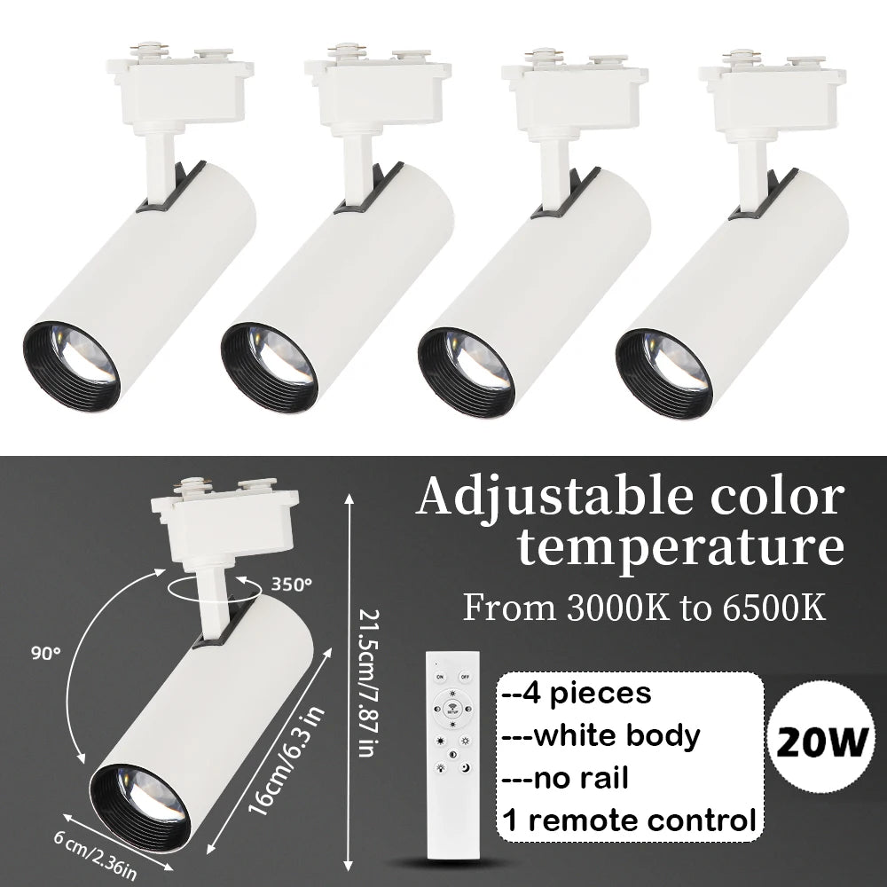 spots led dimmables télécommande moderne noir lisses opaques éclairage urgence certification rohs ccc