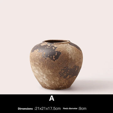 vase japonais ikebana branches séchées minimaliste rustique couleur beige marron