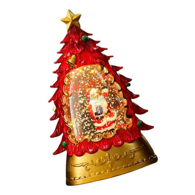 boule neige noël rouge vert décoration sapin étoile boules noël figurine santa Claus traditionnelle