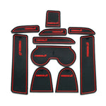 tapis antidérapants texturés adhésifs intérieur auto noir rouge bleu blanc Mazda 2003 2006