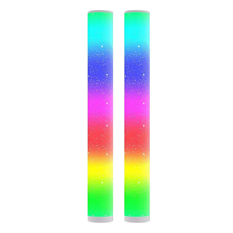 lampe cylindrique multicolore gradient moderne led télécommande sans ombre portable