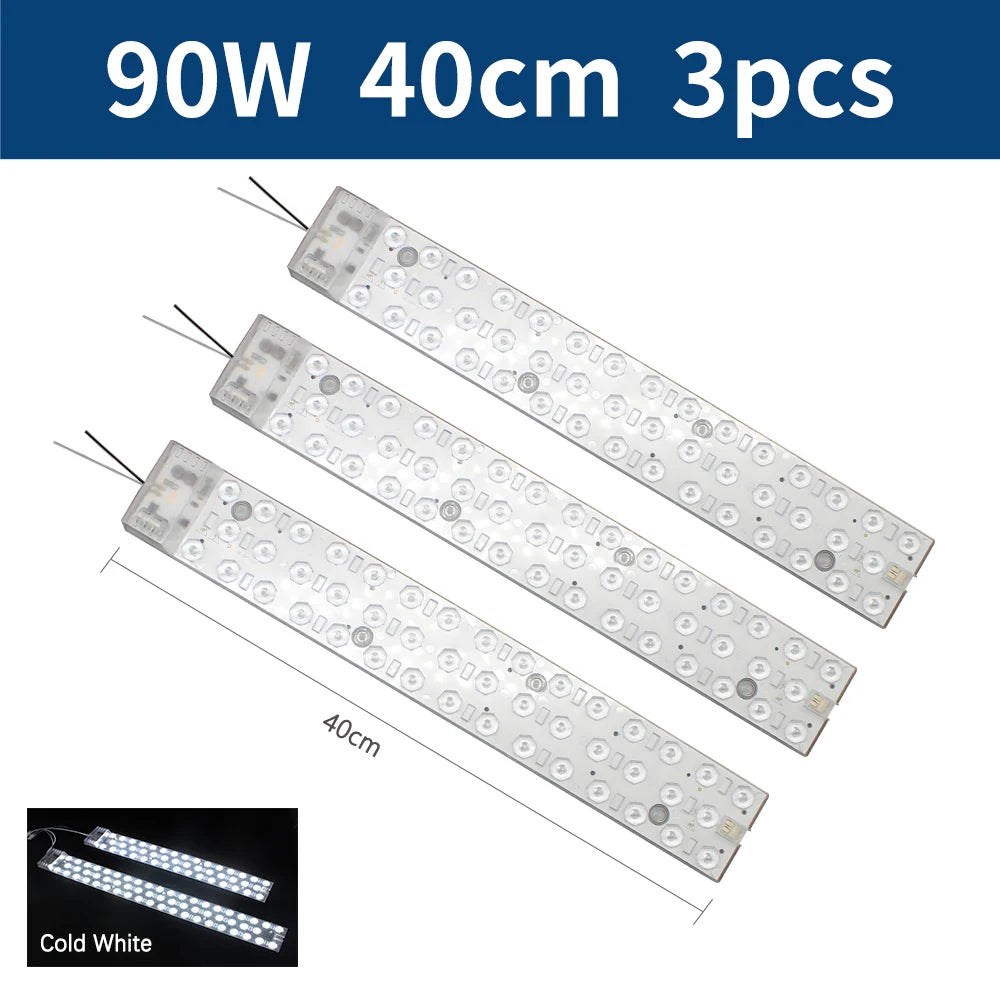 barre lumineuse led blanc moderne 40cm 50cm aimants connecteurs 6500k 220v 2000lm 180deg