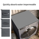 couvre laveuse gris moderne protection anti poussière absorbante 40cm 30cm