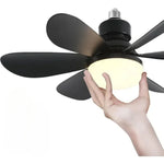 ventilateur lumière intégrée télécommande pales multicolores moderne minimaliste chambre cuisine