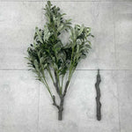plantes artificielles vertes tronc gris brun moderne decoration intérieure anniversaire exposition sans pot faux
