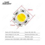 plaque led cob 3w 5w 7w 12v 24v blanc chaud alu rond moderne downlight