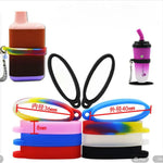 anneaux silicone multicolores bouchons bouteille modernes violet rose noir vert bleu rouge blanc