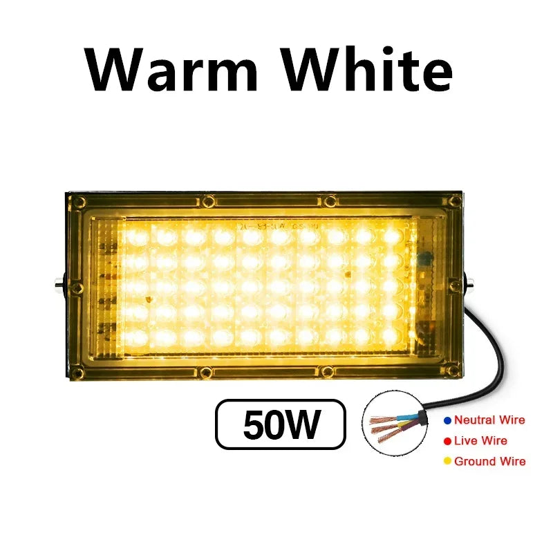 lampe led full spectrum 50w 100w noir blanc rose moderne clips cabled interrupteur grow