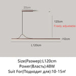 suspension lumineuse moderne pendentif led blanc noir marron clair minimaliste aluminium