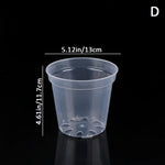 Pots semis transparents trou drainage moderne pratique couvercle