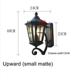 lampe murale vintage aluminium noir doré verre semiopaque éclairage quotidien interrupteur bouton