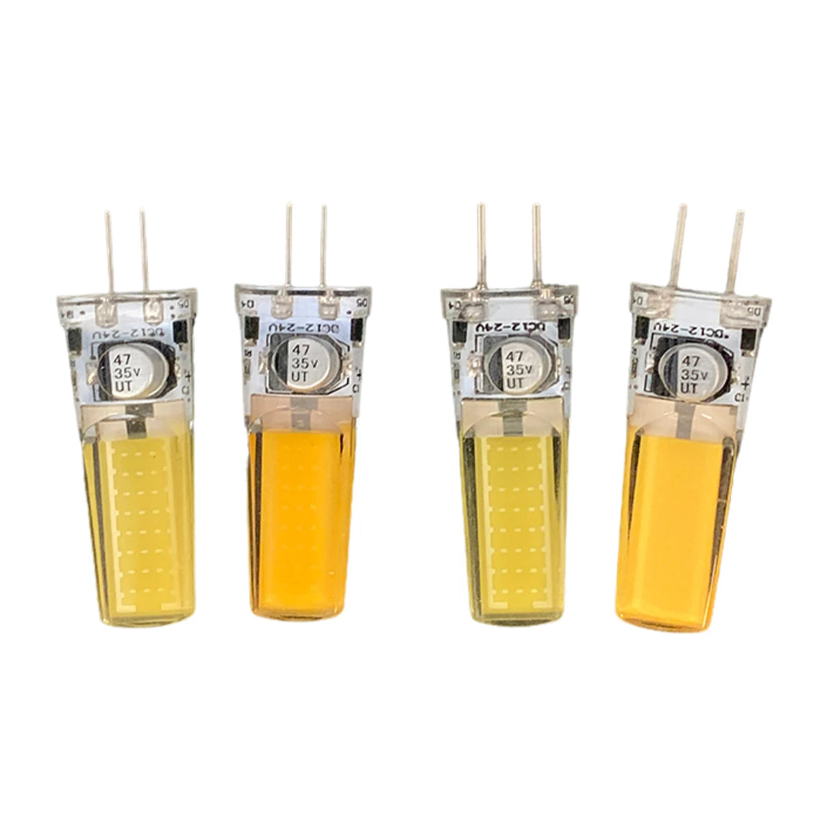ampoule led g4 transparente jaune grille 3000k 50000hrs 360deg blanc chaud salon deco