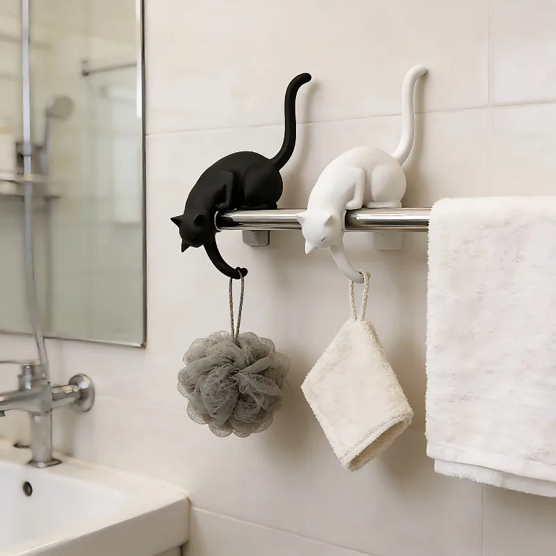 porte clés chat noir blanc lanterne moderne chambre decoration