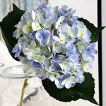 bouquet hydrangeas artificiels soie rose jaune gris bleu violet blanc moderne decoration mariage
