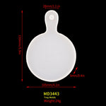 moule silicone résine époxy diy coaster support géométrique moderne élégant fleur paillettes dorées