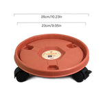 plateau rotatif roulettes plastique gris orange blanc moderne pratique