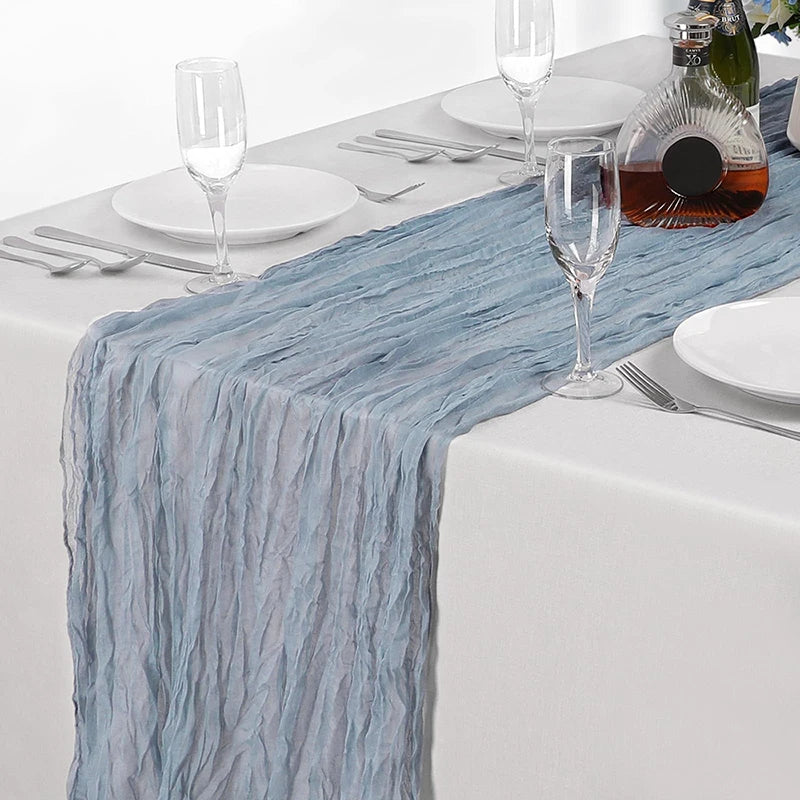 serviette table bleu clair plissée moderne maison Thanksgiving mariage