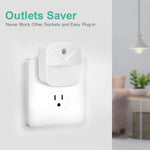 veilleuse led capteur mouvement prise electrique moderne chambre entrée 0.4w blanc beigeclair