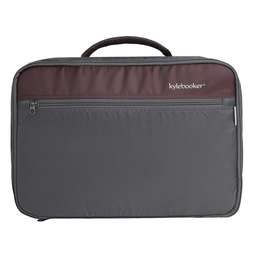 sac rangement pêche gris compartiments rembourrés pochettes transparentes matériel utilitaire multicouche polyester portable