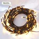 guirlande lumineuse branche noel led blanc moderne télécommande chambre atmosphère