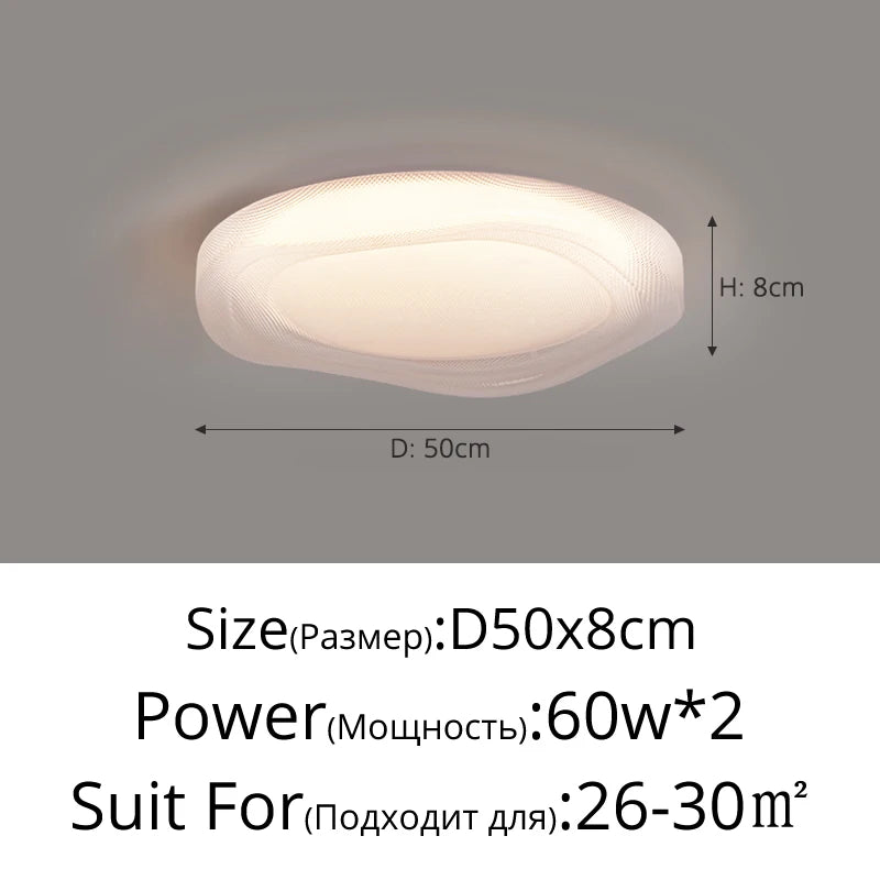 plafonnier moderne blanc rond éclairage quotidien surface opaque lumière led ultra mince
