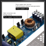 alimentation led transformateur 12v 24v 48v 100w 180w 200w efficace silencieux moderne
