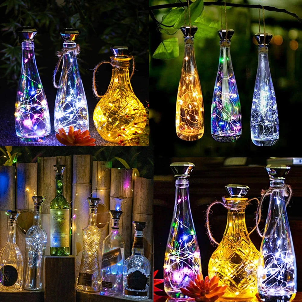 décoration festive lumineuses solaires multicolores transparentes moderne minimaliste chargeur led