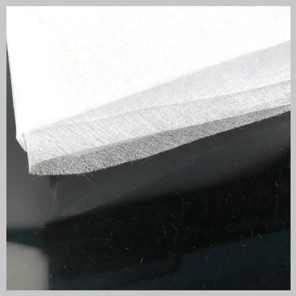 tissu non tissé blanc résistance déchirure bricolage simple texture fine 1mètre 5mètres