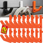 crochets murals orange noir blanc modernes pratiques adhésifs utilisation multiple
