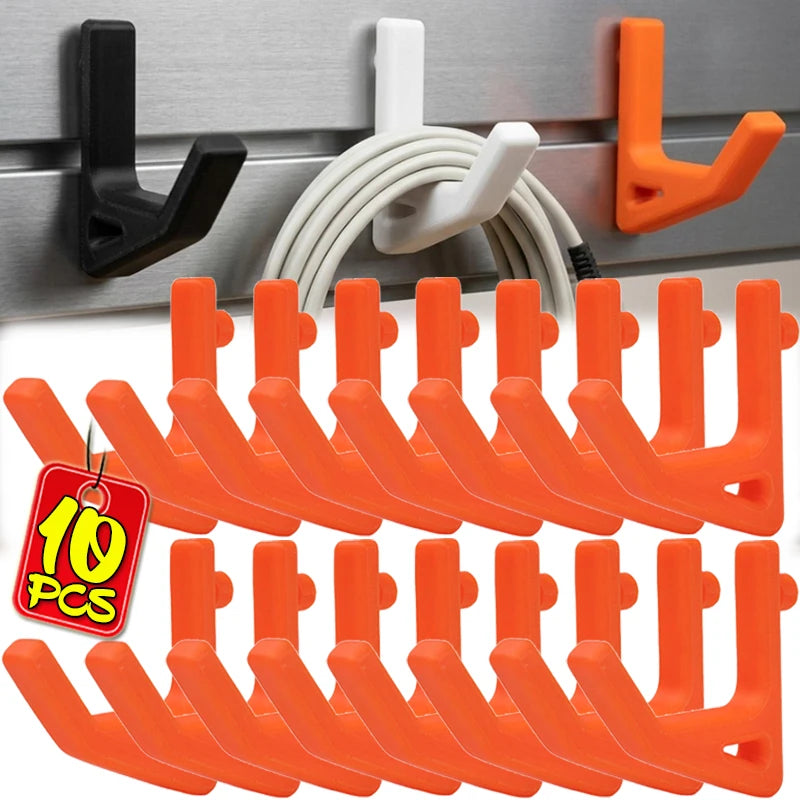 crochets murals orange noir blanc modernes pratiques adhésifs utilisation multiple