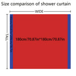 rideau douche floral imprimé papillons couleurs vives polyester respectueux environnement dimensions 180x180cm