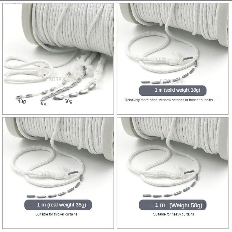cordelette polyester blanc texture tissée moderne métalliques poids 18g 35g 50g