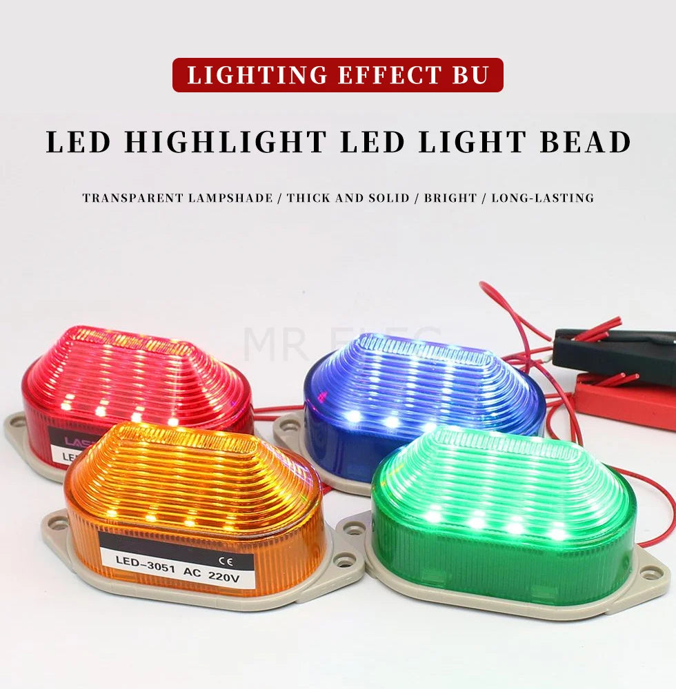 ampoules led signalisation bleu vert rouge transparentes lantern 12v 220v