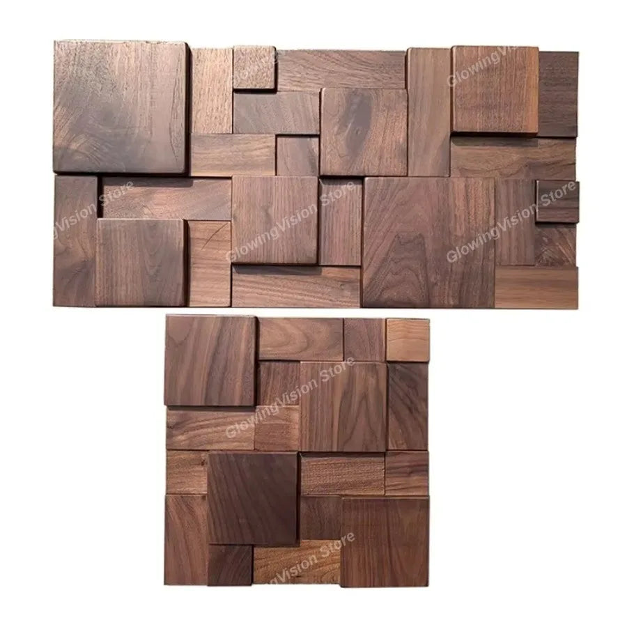 panneau décoratif bois moderne 3d marron clair grain naturel fixation mur opaque chambre
