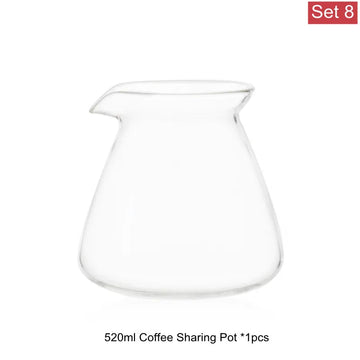 ensemble verres transparents moderne 520ml 275ml plateau bois sucre cubes