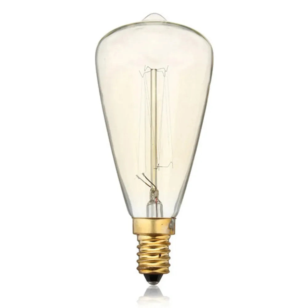 ampoules filament vintage étoupe e14 transparentes dorées 220v blanc chaud rétro 360deg 6000hrs