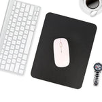 tapis souris cuir texture moderne bleu clair rose pâle olive noir confortable gaming portable