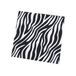 serviettes papier jetables motif animal zèbre léopard feuilles tropicales verte moderne anniversaire mariage baptême