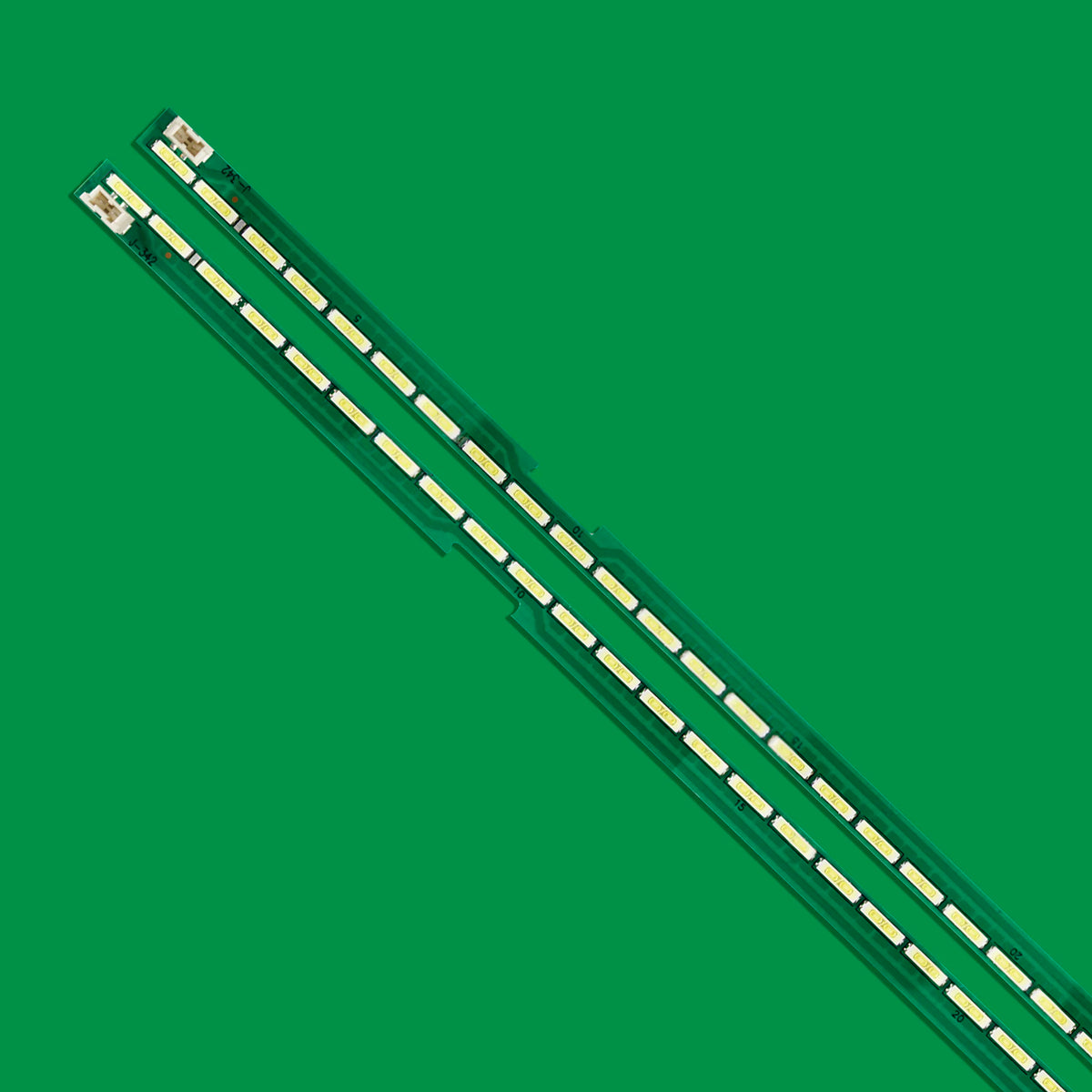 ruban led vert ligne blanche moderne connecteurs led