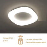 suspension lumineuse moderne acrylique blanc 20cm 30cm 46cm 53cm 75cm 91cm