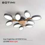 plafonnier moderne blanc bois éclairage led surface montée flux lumineux 249 2000 mètres carrés