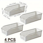 paniers rangement blancs perforations utilitaires fruits légumes charcuterie emballages divers multifonctionnels stockage familial