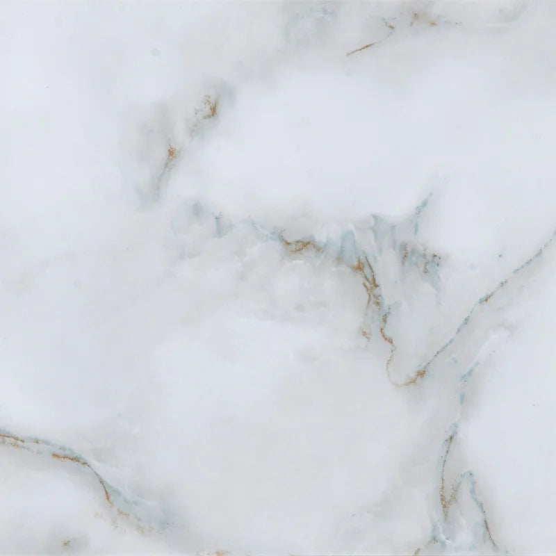 autocollant sol mur cuisine salle bain imitation marbre gris blanc vinyle adhésif décoratif